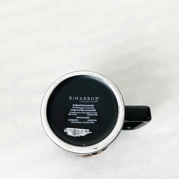 B Harbor Matte Black Gold Spider Mug 18 Oz Halloween Spooky - Picture 7 of 7